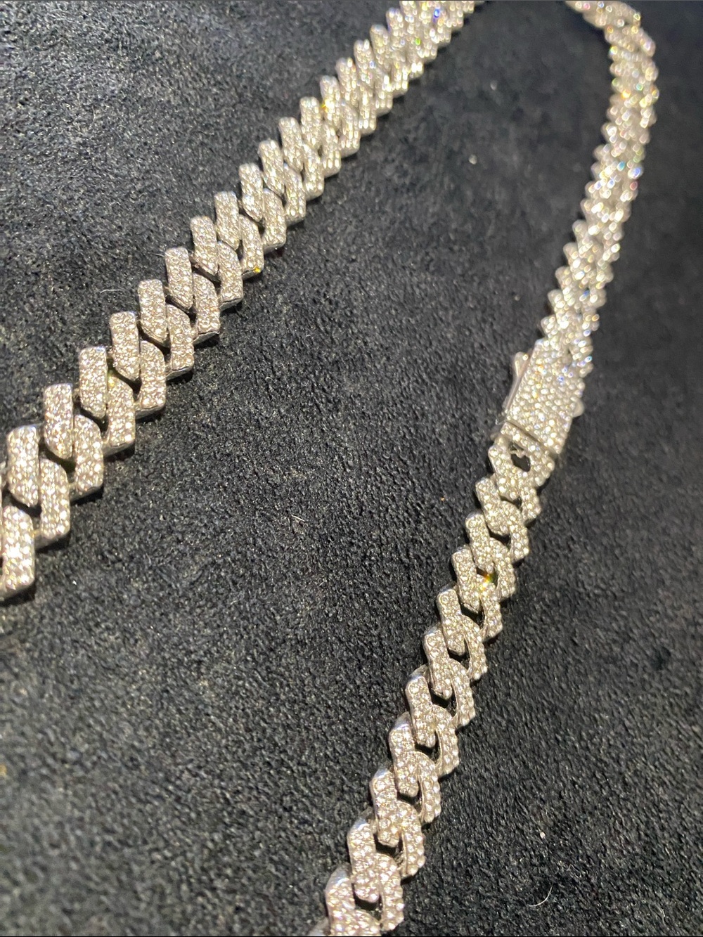 24” lab diamond chain